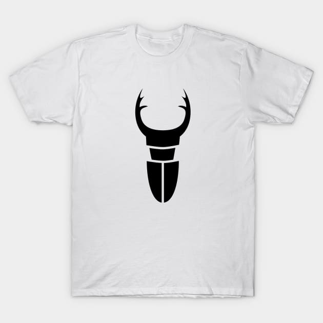 Bugs: abstract Stag Beetle T-Shirt by VrijFormaat